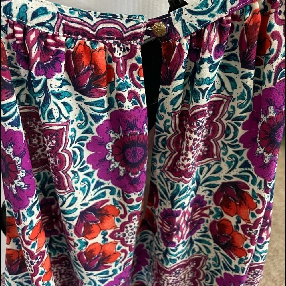12. Cremieux multi colored dress